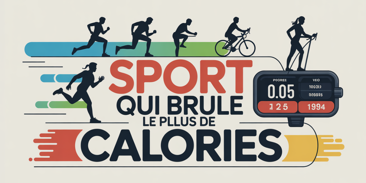 infographie quel sport brule le plus de calories silhouettes sport dynamique