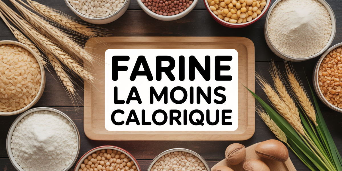 Scène bols farines différentes quelle est la farine la moins calorique