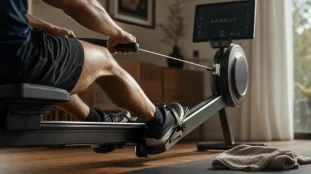Rameur bienfaits : entraînement complet 80-90 % des muscles