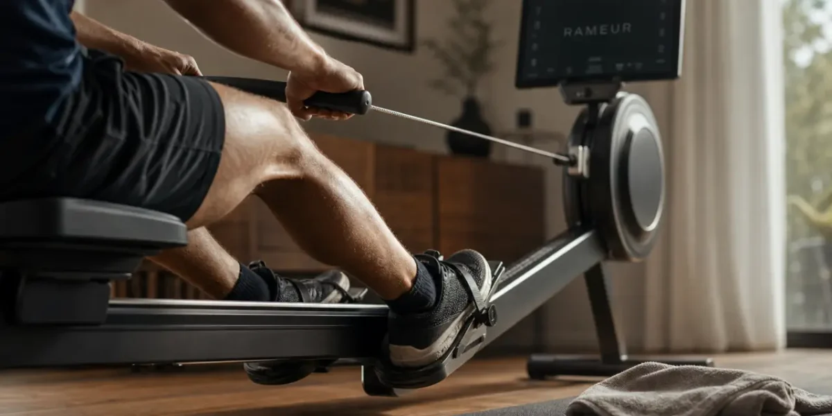 Rameur bienfaits : entraînement complet 80-90 % des muscles