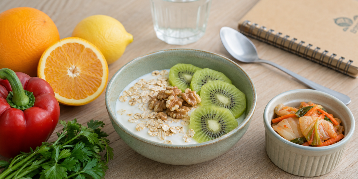 Renforcer son immunité naturellement : yaourt, flocons d’avoine, lactofermentation, vitamines