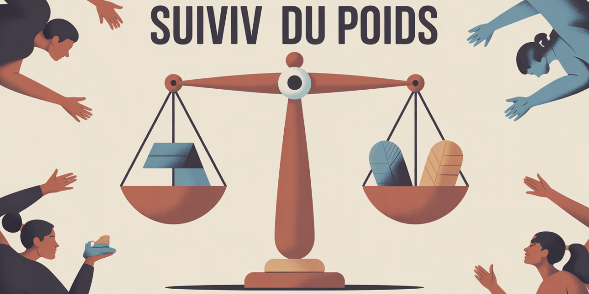 graphique se peser tous les jours balance
