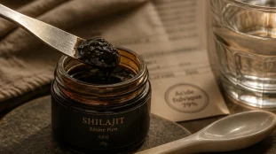Shilajit primal 79% acide fulvique pour booster l’énergie