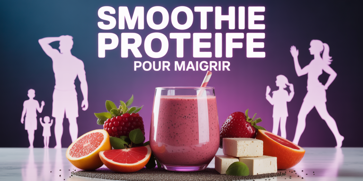 smoothie proteine pour maigrir avec fruits rouges