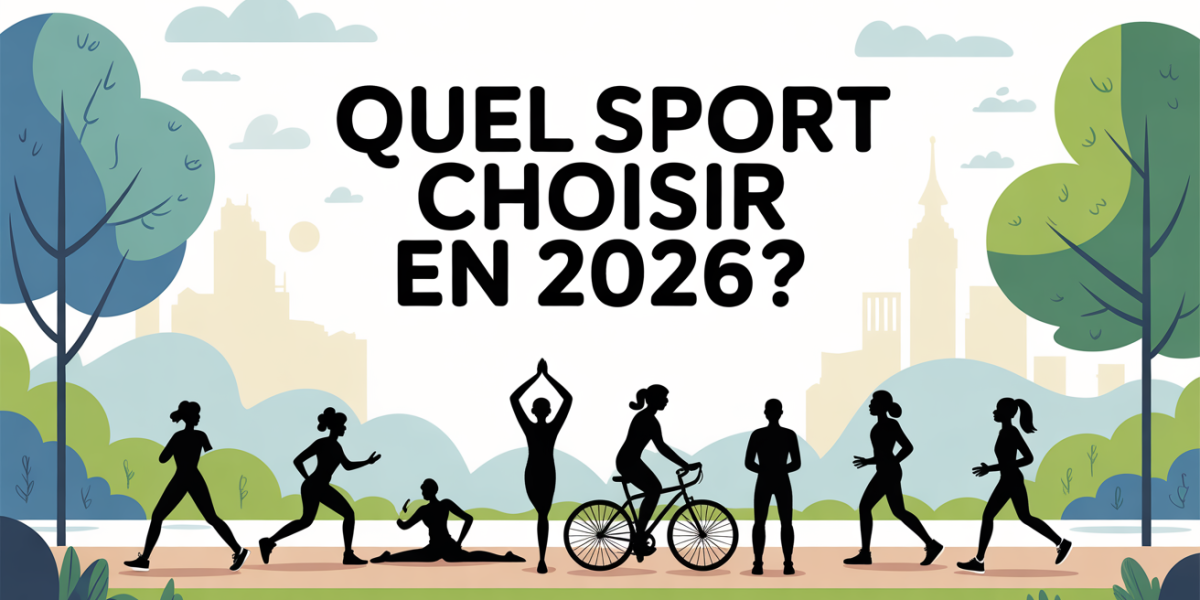 illustration silhouettes divers sport que faire 2026