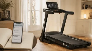 Tapis de course bodytone 20 km/h avec 15 inclinaisons, pour courir chez soi