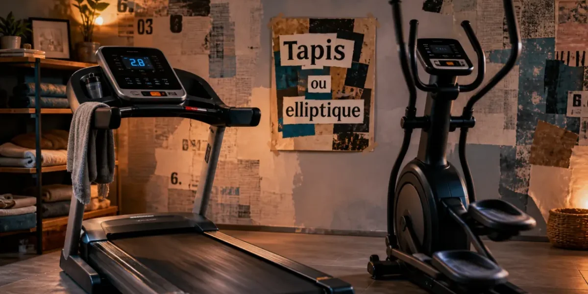 Tapis de course ou vélo elliptique pour articulations et objectif cardio
