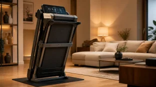 Tapis de course x trail 3 plié maison, inclinaison 10% et 16 km/h