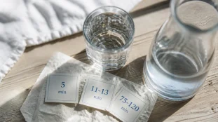 Repères du temps de digestion de l eau : absorption et élimination