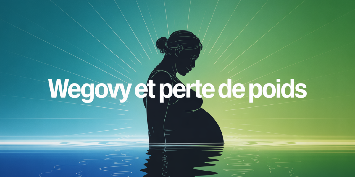 Wegovy et perte de poids illustration balance