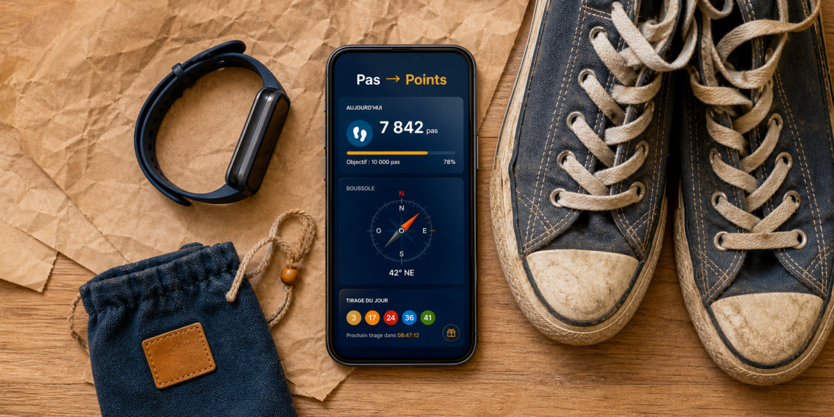 winwalk avis : gains modestes, podomètre capricieux